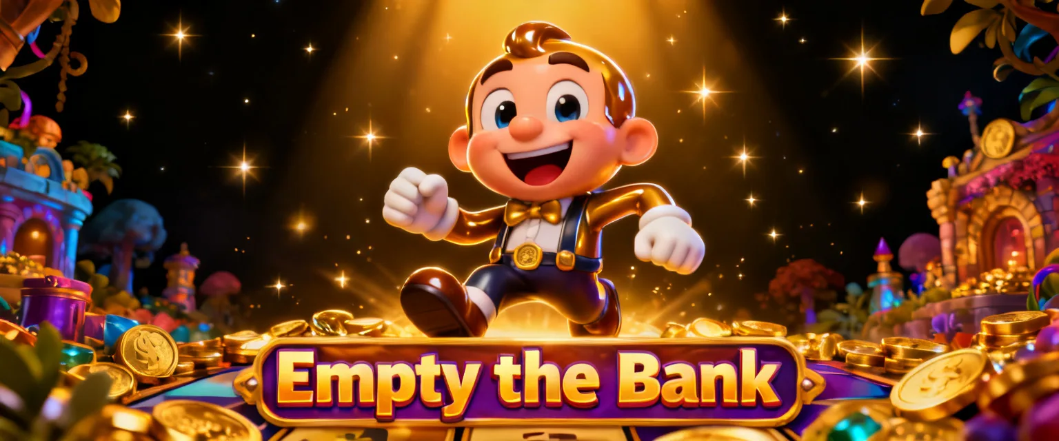 หน้าปกเกม ปล้นธนาคาร (Empty the Bank) ทดลองเล่นฟรี