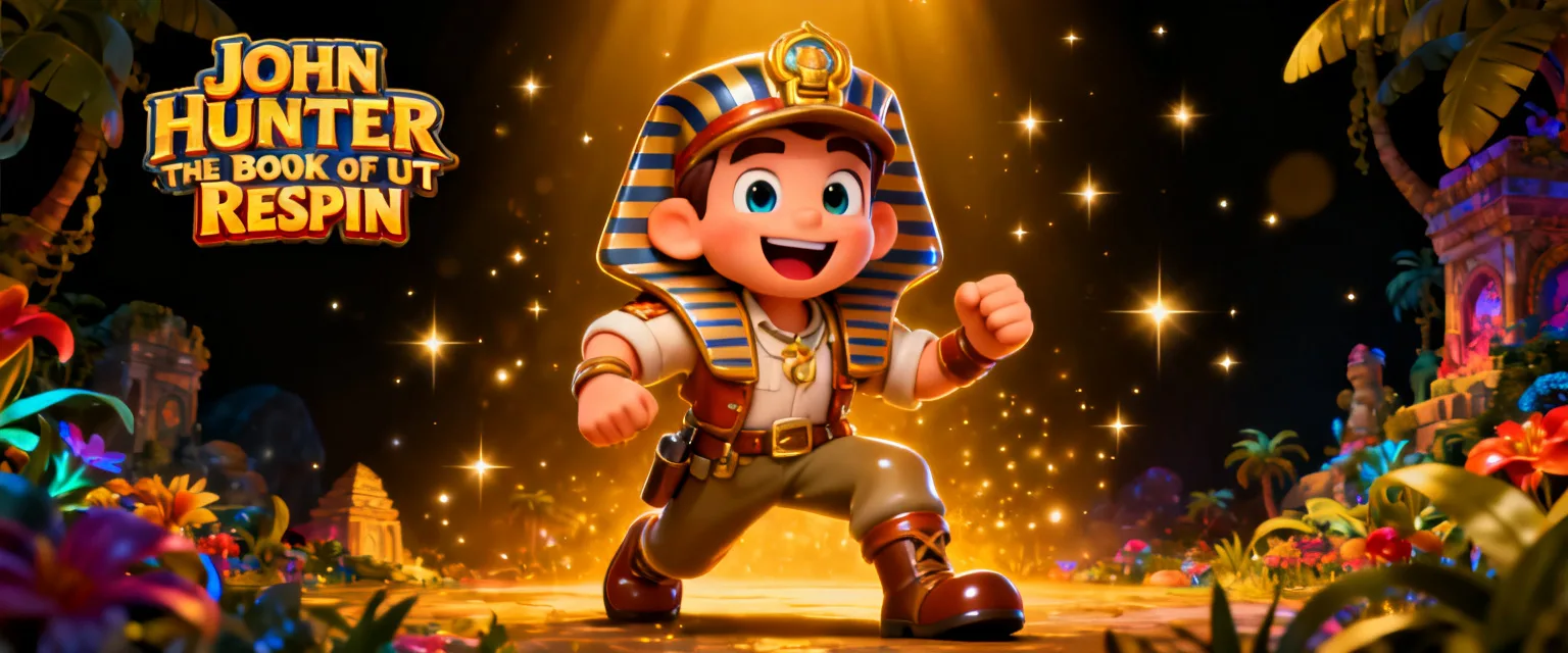 หน้าปกเกม ฮันเตอร์บุ๊คทัต รีสปินโชค (John Hunter and the Book of Tut Respin) ทดลองเล่นฟรี
