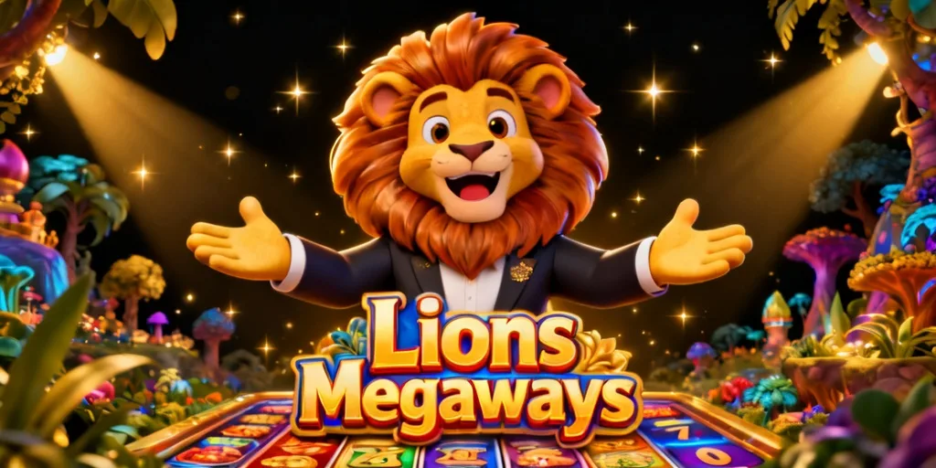 ภาพประกอบธีมและบรรยากาศของเกม 5 ราชสีห์ เมกะเวย์ลุ้นโชค