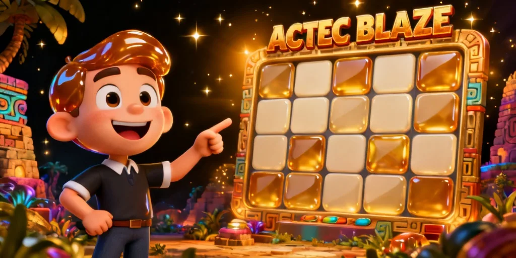 ภาพประกอบขั้นตอนการเล่นเกม แอซเท็คเบลซ