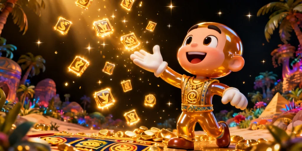 ภาพประกอบสัญลักษณ์ไวลด์และสแคทเทอร์ของเกม บุ๊คทรายทอง