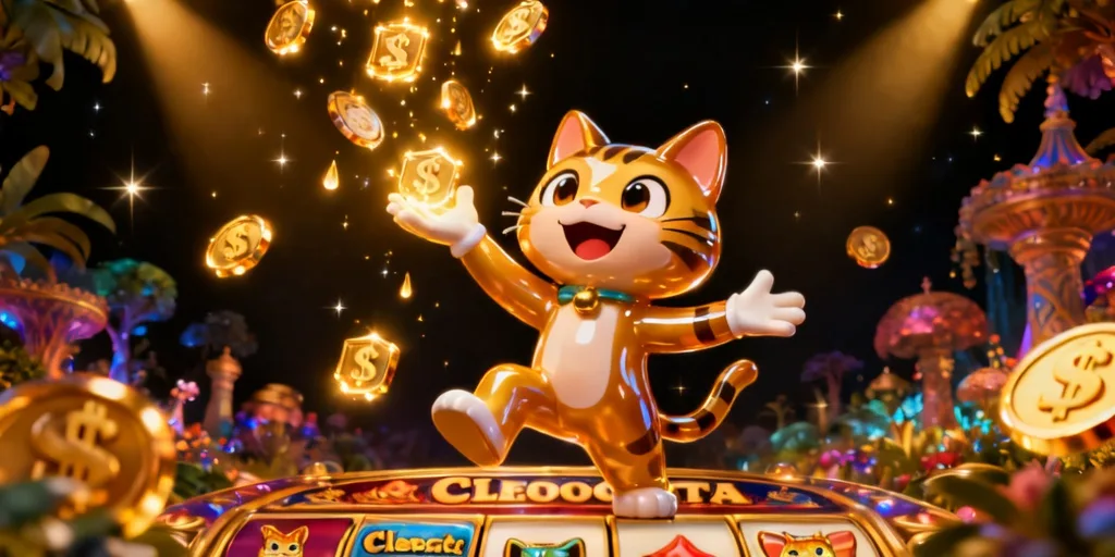 ภาพประกอบฟีเจอร์และสัญลักษณ์พิเศษของเกม คลีโอแคทร่า