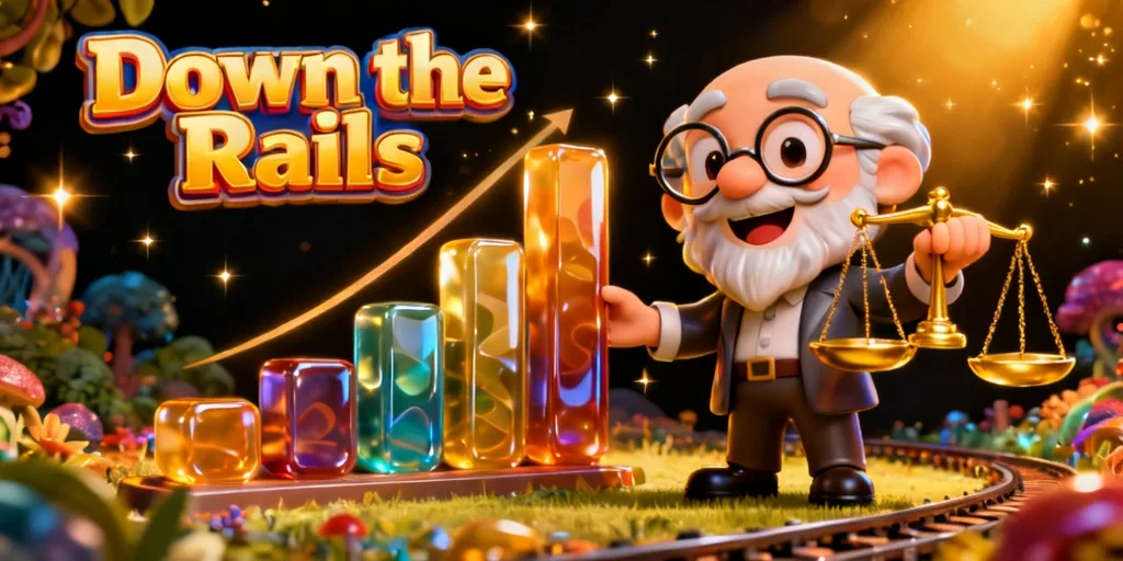 ภาพประกอบสถิติการจ่ายรางวัลของเกม ดาวน์เดอะเรลส์