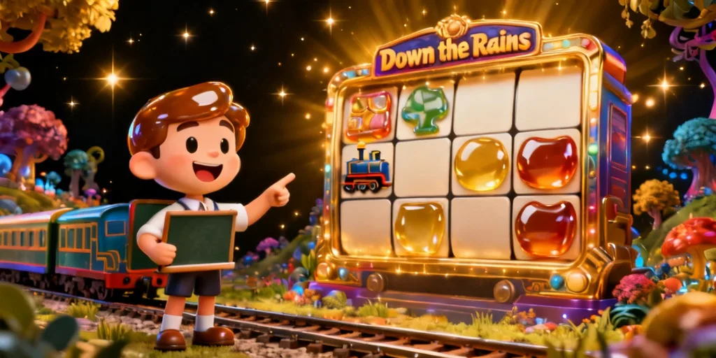 ภาพแสดงหน้าจอวางเดิมพันของเกม ดาวน์เดอะเรลส์