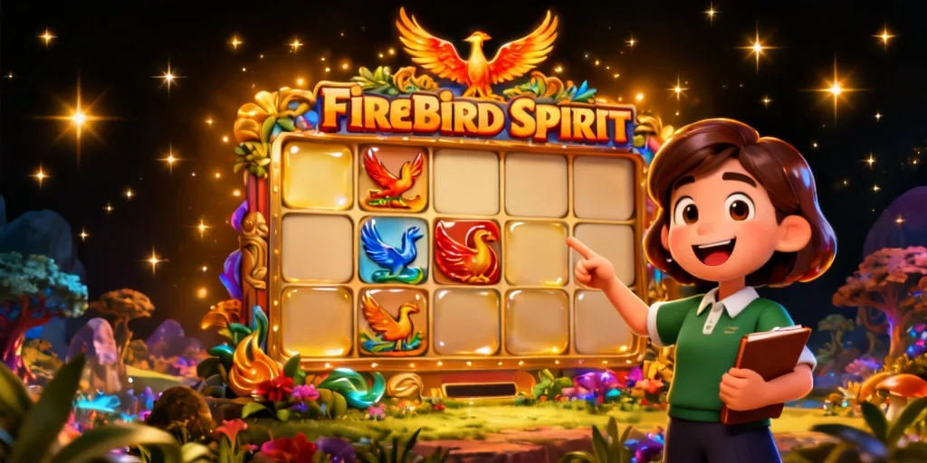 ภาพแสดงหน้าจอวางเดิมพันของเกม ไฟเบิร์ดสปิริต