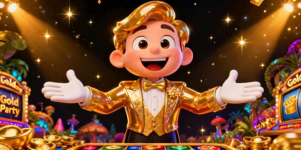 ภาพประกอบธีมและบรรยากาศของเกม โกลด์ปาร์ตี้