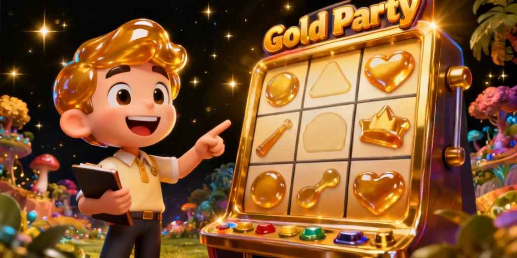 ภาพแสดงหน้าจอวางเดิมพันของเกม โกลด์ปาร์ตี้