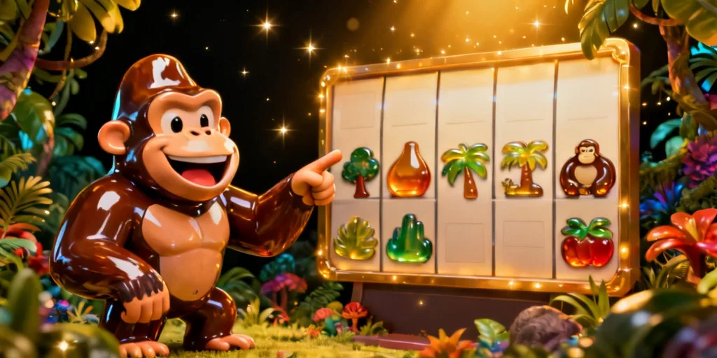 ภาพประกอบขั้นตอนการเล่นเกม กอริลล่าเมย์เฮม แตกง่ายโบนัส