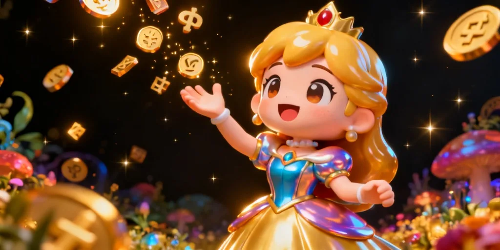 ภาพประกอบโหมดโบนัสของเกม สตาร์ไลต์ พรินเซส