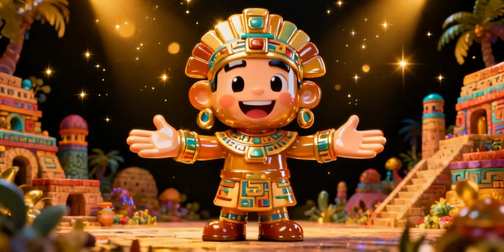 ดีไซน์และธีมของเกม สมบัติแอซเท็ก ขุมทรัพย์มายา