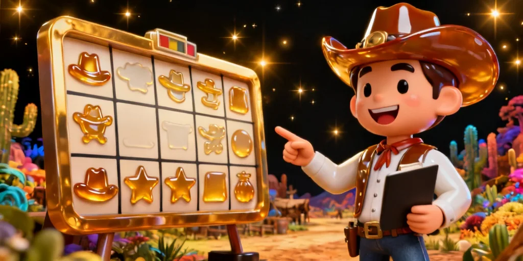 ภาพประกอบขั้นตอนการเล่นเกม ไวลด์เวสต์ โกลด์